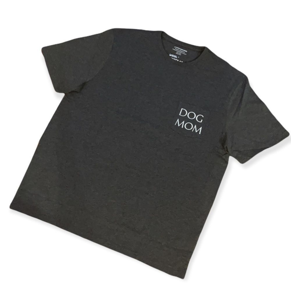NWT Wool + Pepper Co. Dog Mom Pocket Tee